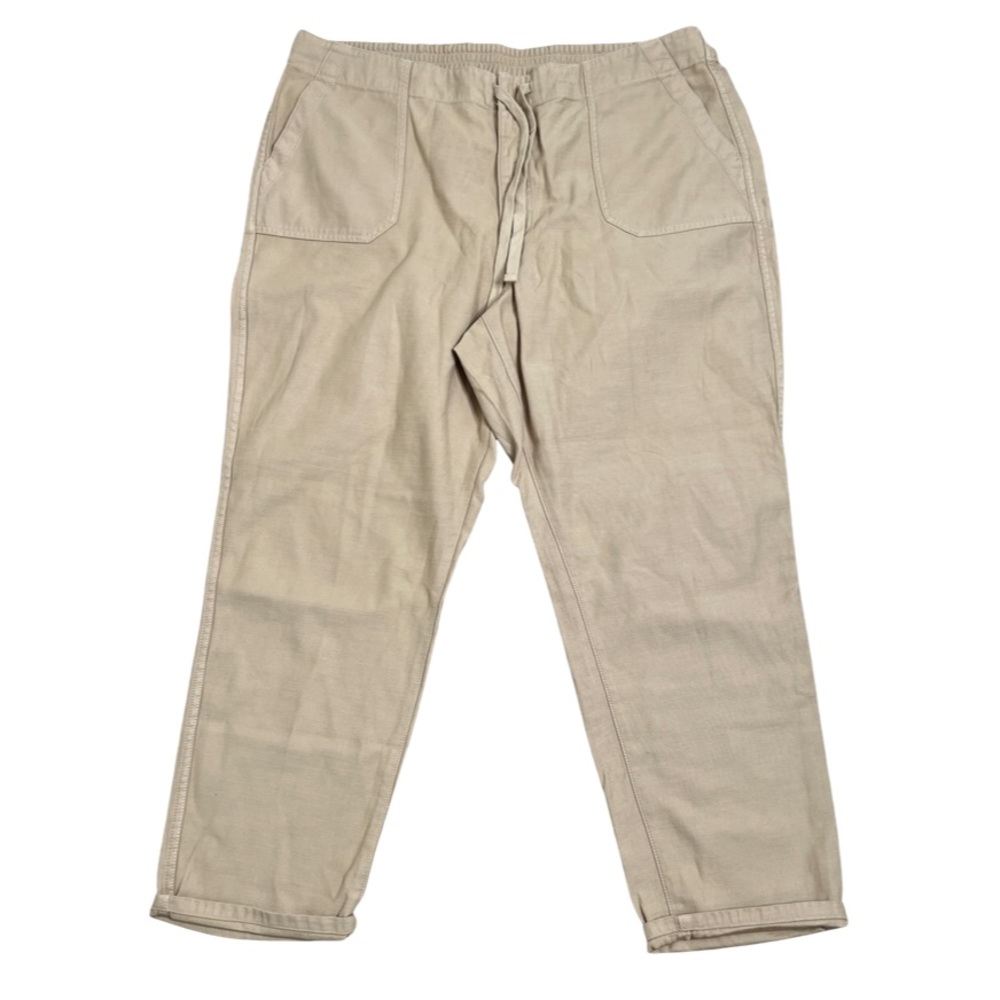 J. Crew Tie-waist Camp Pant in Dark Beechwood Size XXL NWT